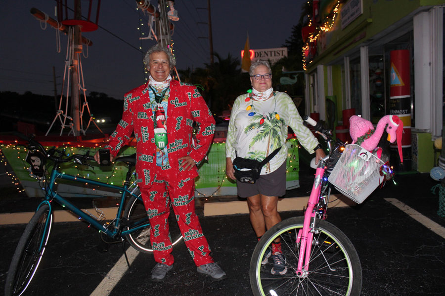 LIGHTED BIKES TAKE TO KEY LARGO NEIGHBORHOODS