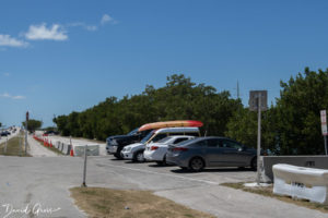 Cars park at the Fills in Islamorada on March 22. DAVID GROSS/Contributed