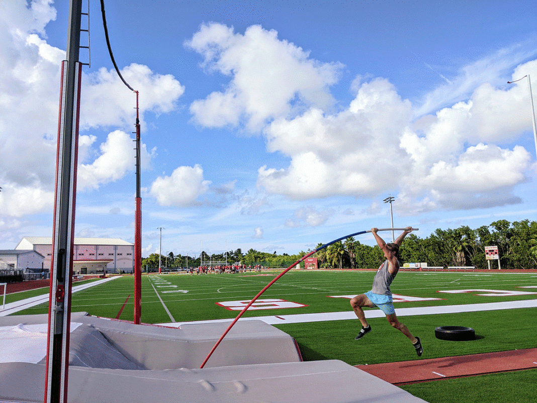 ALLEYOOP! ELITE POLE VAULTERS VISIT KEY WEST