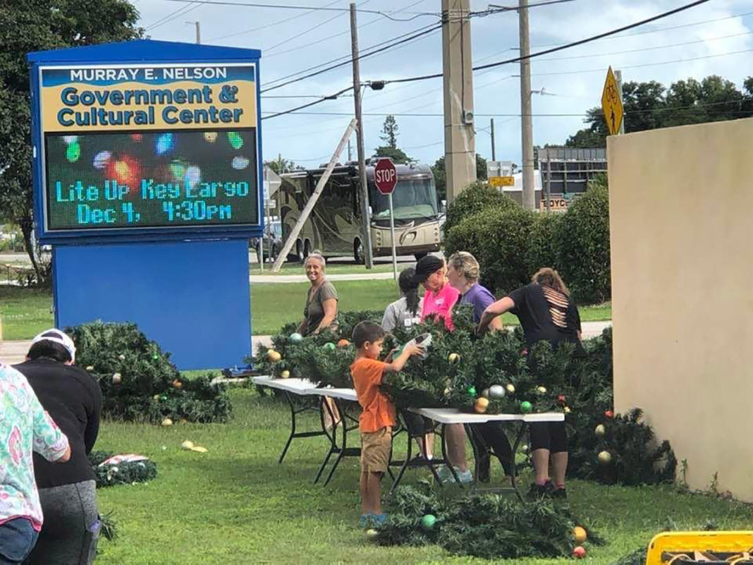 KEY LARGO CHRISTMAS TREE COMES TO LIFE