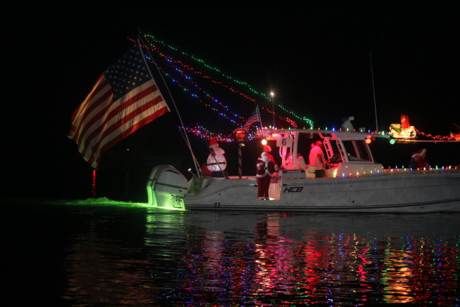 IN PICTURES KEY LARGO BOAT PARADE LIGHTS THE WAY ON BLACKWATER SOUND