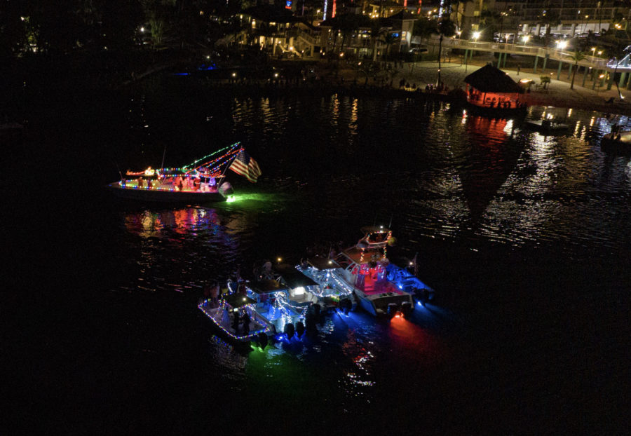 IN PICTURES KEY LARGO BOAT PARADE LIGHTS THE WAY ON BLACKWATER SOUND