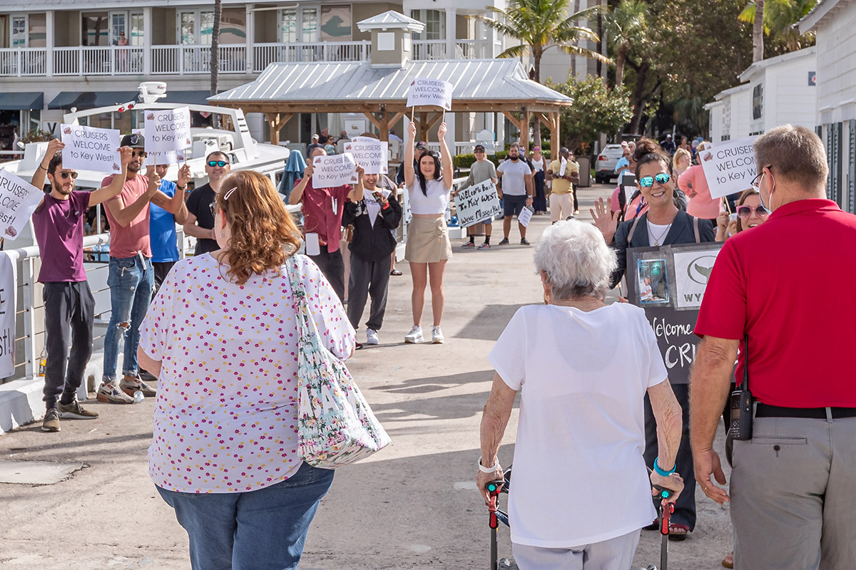 DEBATE CONTINUES AS CRUISE SHIPS MAKE A CONTROVERSIAL RETURN TO KEY WEST