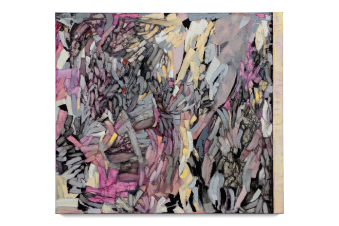 a painting with a lot of different colors on it