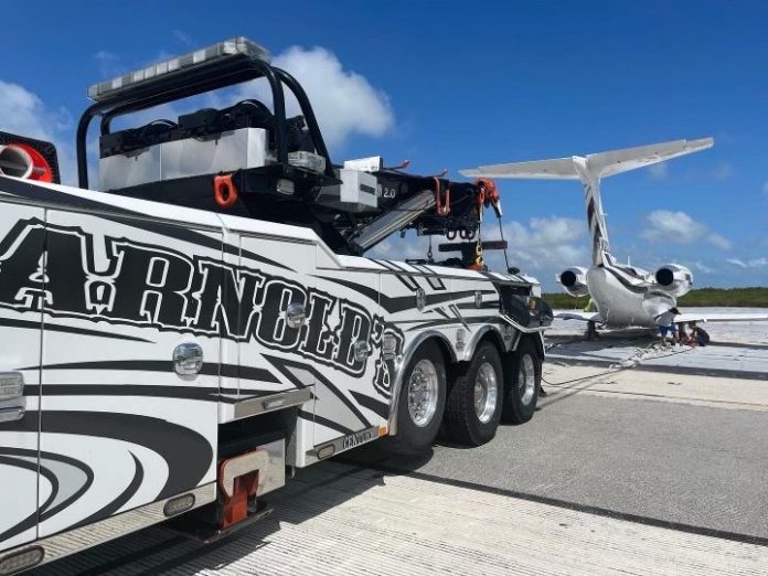 PRIVATE PLANE GOES OFF THE RUNWAY AT KEY WEST AIRPORT SUNDAY EVENING