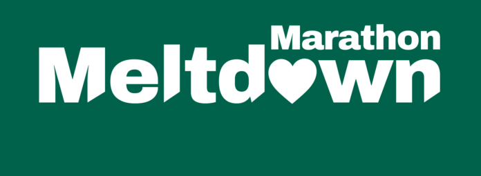 the logo for marathon meltdown