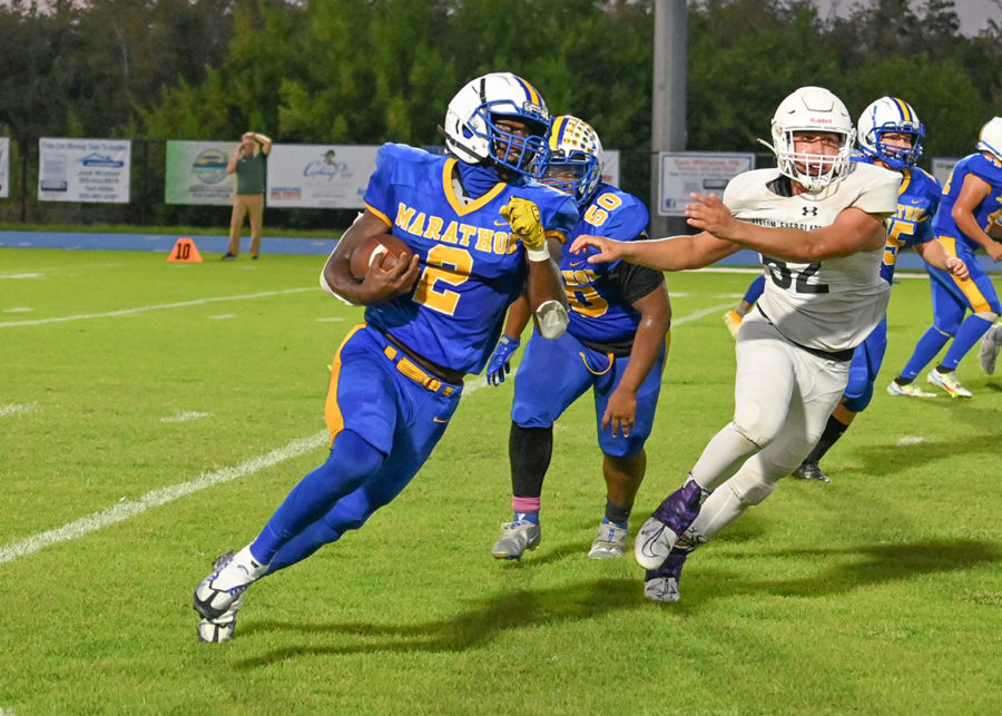 IN PICTURES MARATHON FOOTBALL FALLS TO RANSOM EVERGLADES
