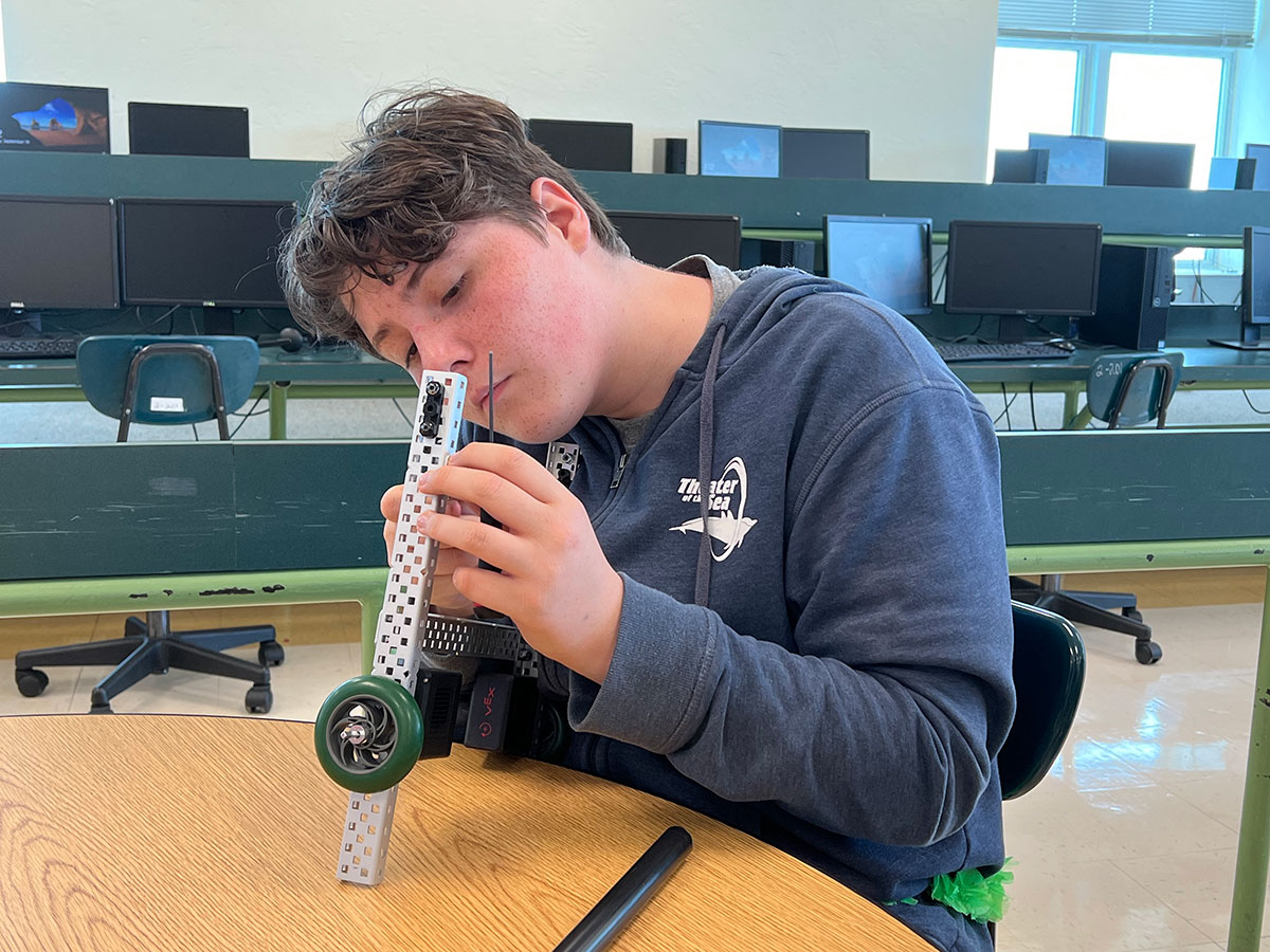 robotics club develops problem solving skills using