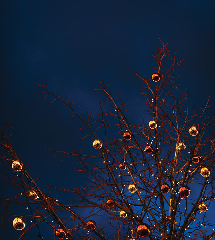 a tree with a lot of ornaments on it