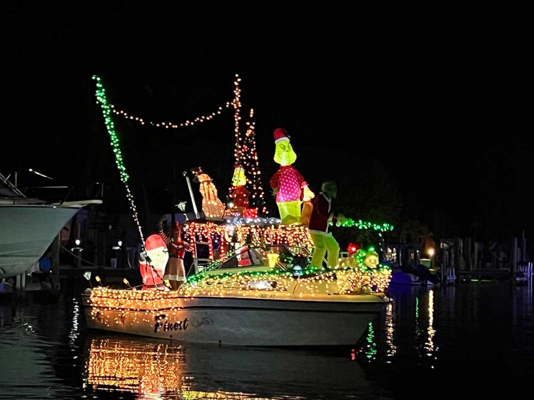 GLOWING REFLECTIONS KEY COLONY BEACH BOAT PARADE IS A HIT ONCE AGAIN