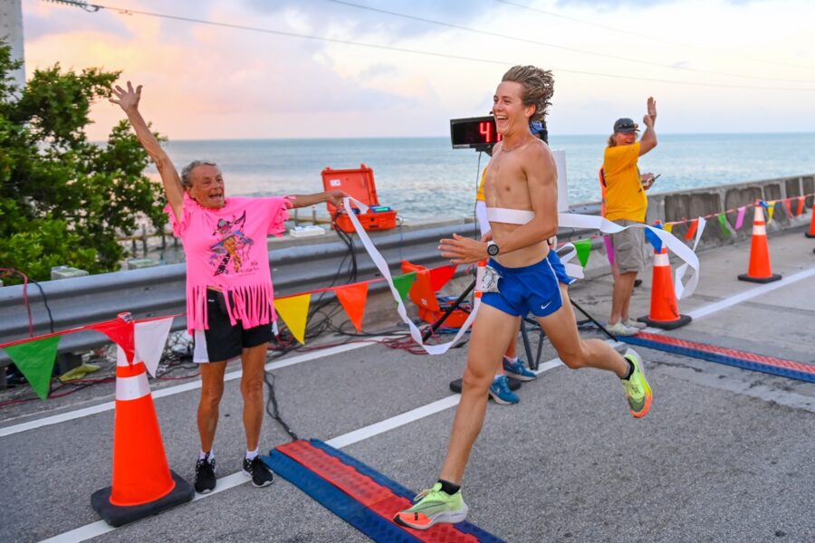 15YEAROLD VANCE BURSA RACES TO 7 MILE BRIDGE RUN CROWN