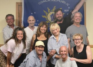 ‘CONCH REPUBLIC — THE MUSICAL’ TELLS KEY WEST’S SECESSION STORY a group of people posing for a picture