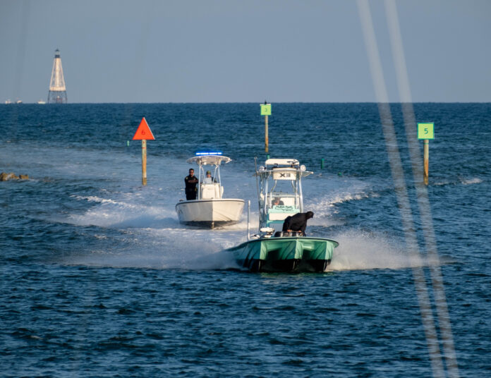 a couple of boats that are in the water