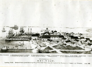 a black and white drawing of a harbor