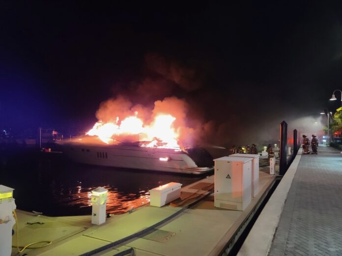 perry hotel yacht fire