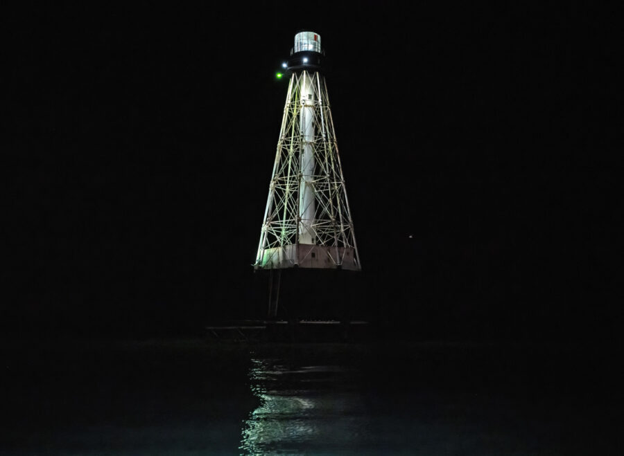 ALLIGATOR LIGHTHOUSE SHINES ONCE AGAIN OFF ISLAMORADA