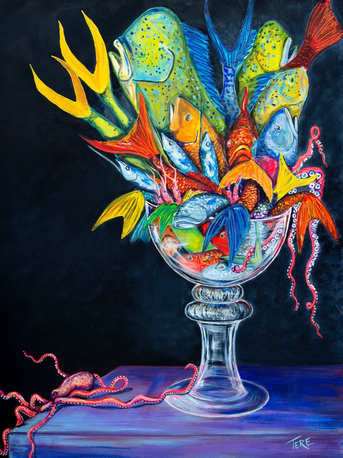 ARTIST'S CORNER: TERE KELLEY'S INSPIRATIONS PRESENT COLORFUL CREATIONS