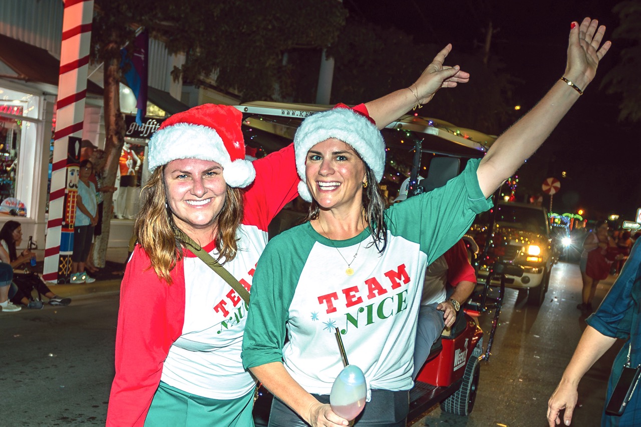 HOLIDAY SPIRIT FILLS KEY WEST’S HOMETOWN PARADE