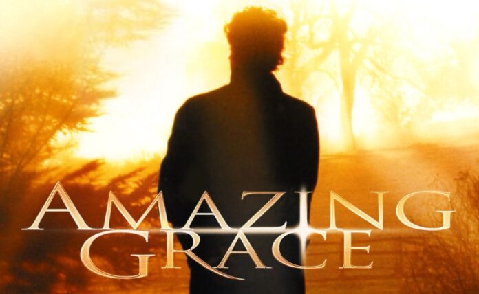 a movie poster for the film amazing grace