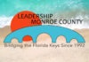 a picture of a beach with the words, leading the florida keys since 1932