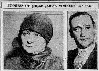 a newspaper article with a picture of a man and a woman