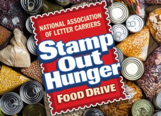 the national association of letter carriers stamp out hungry food drive