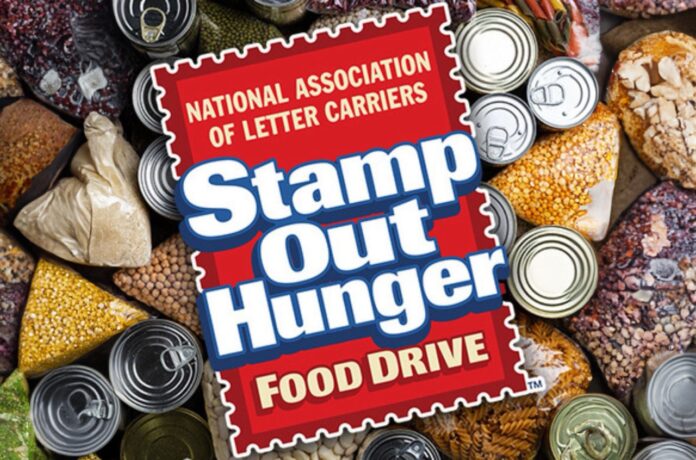 the national association of letter carriers stamp out hungry food drive