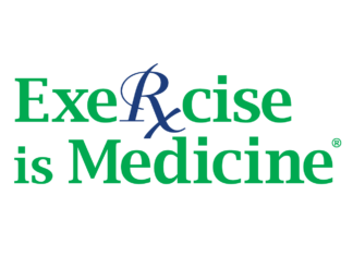 the logo for exercise is medicine