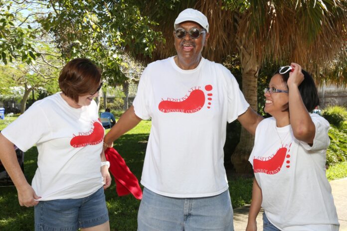 2 APSMC_Davis_C Tedesco_APSMC Fun Day Large a man and two women standing next to each other