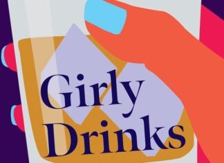 a hand holding a drink with the words girly drinks on it