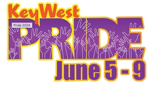 the logo for the key west pride june 5 - 9