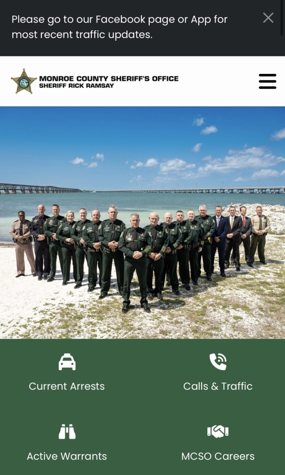 SHERIFF'S OFFICE UNVEILS A NEW & IMPROVED WEBSITE