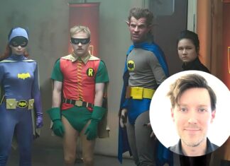 a group of people in costumes standing next to each other