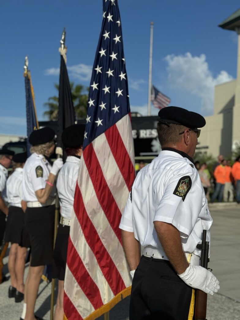 a group of uniformed men standing next to each other