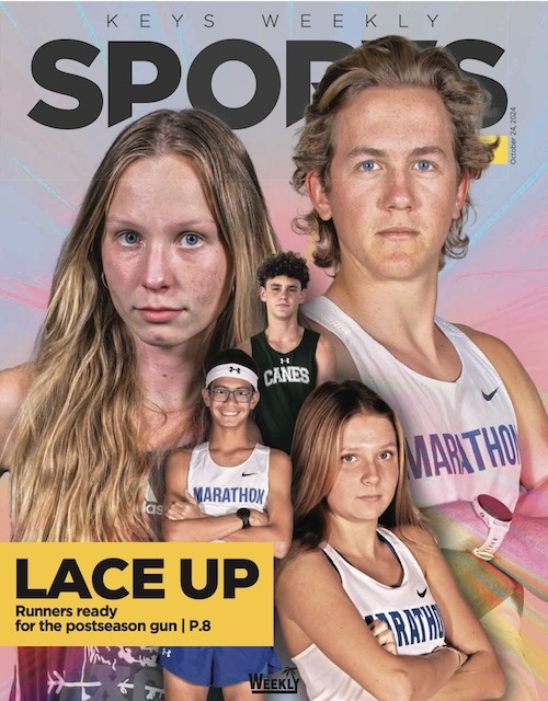 a magazine cover with a group of people on it