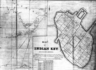 an old map of the indian city