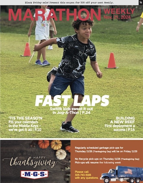 a magazine cover with a boy playing frisbee