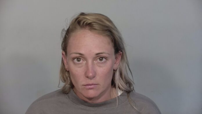 Brittany Holbrook a woman in a gray shirt is looking at the camera