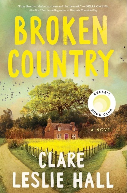 a book cover of broken country