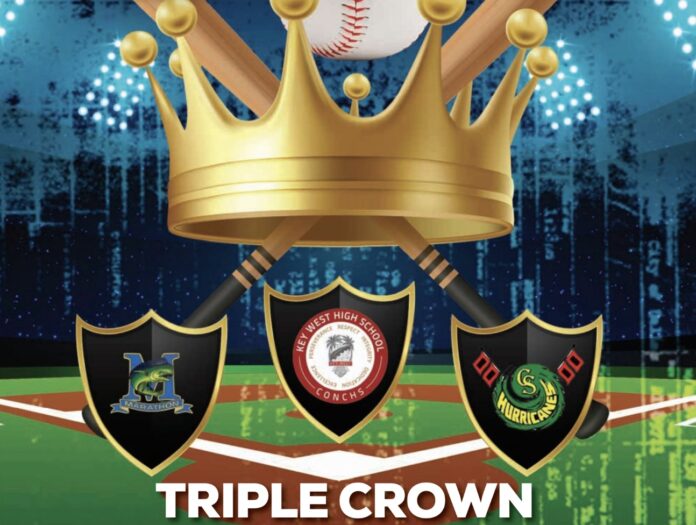 a baseball with a crown on top of it