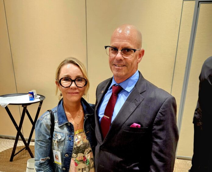 Ed Tierney, in Key West on May 2 with his wife, Lori, was selected as the school district’s next superintendent at the school board’s May 13 meeting. MANDY MILES/Keys Weekly