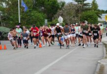 a group of people that are running in a race