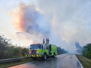 WILDFIRE DISRUPTS TRAVEL BETWEEN FLORIDA KEYS & THE MAINLAND