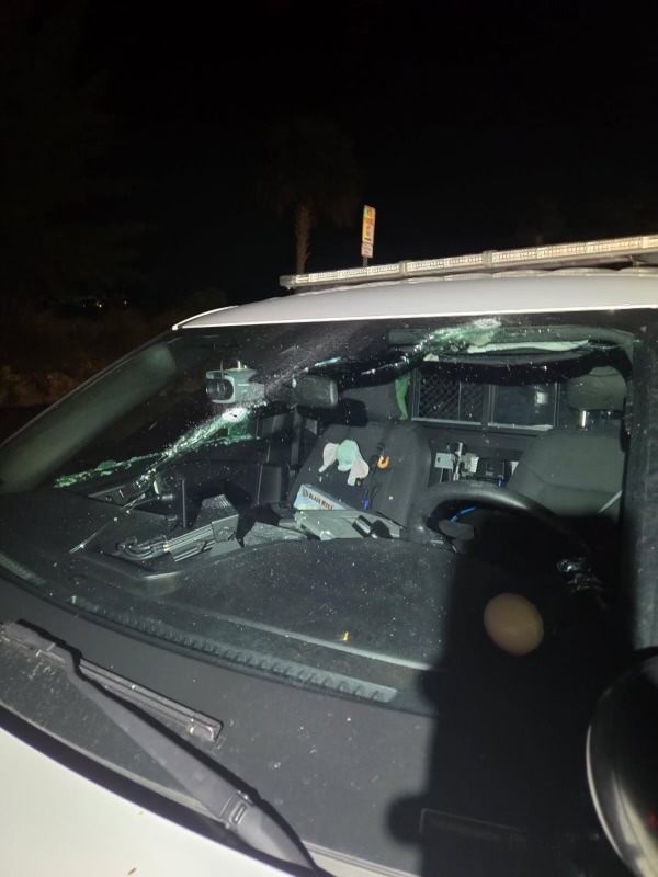 a car that has been hit by a truck