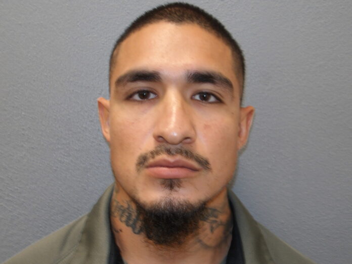 a mug shot of a man with a beard