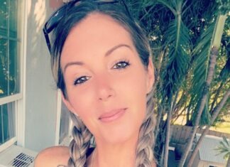 a woman with a braid in her hair