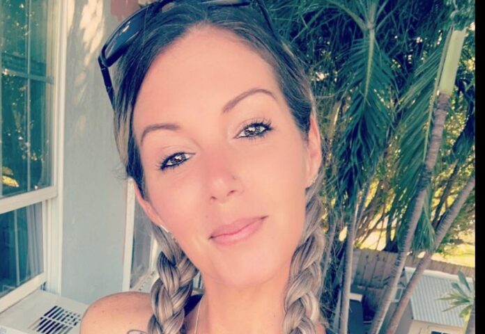 a woman with a braid in her hair