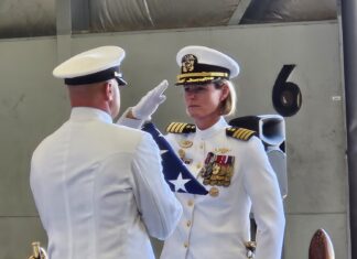 a couple of people that are in uniform