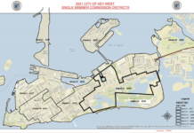 a map of the city of key west