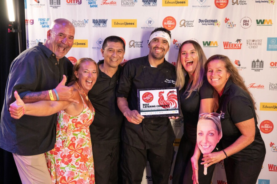 a group of people posing for a picture